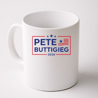 Pete Buttigieg 2028 For President Election Campaign US Flag Mug