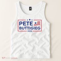 Pete Buttigieg 2028 For President Election Campaign US Flag Tank Top
