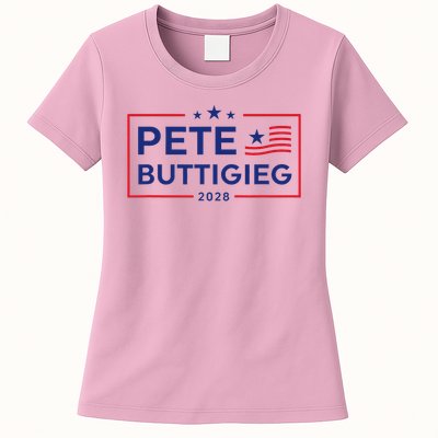 Pete Buttigieg 2028 For President Election Campaign  Womens T-Shirt