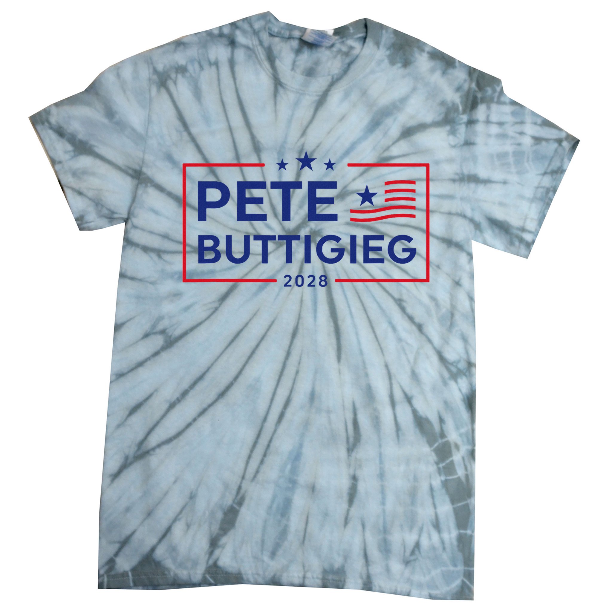 Pete Buttigieg 2028 For President Election Campaign  Tie-Dye T-Shirt