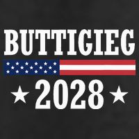 Pete Buttigieg 2028 Presidential Election Usa Flag Democrats 7 Panel Mesh Trucker Snapback Hat