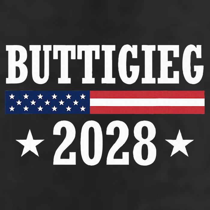 Pete Buttigieg 2028 Presidential Election Usa Flag Democrats 7 Panel Mesh Trucker Snapback Hat