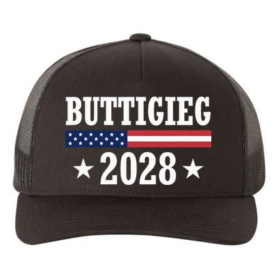Pete Buttigieg 2028 Presidential Election Usa Flag Democrats Yupoong Adult 5-Panel Trucker Hat