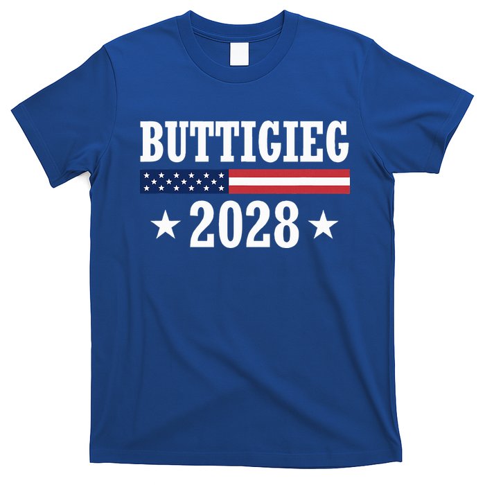 Pete Buttigieg 2028 Presidential Election Usa Flag Democrats T-Shirt