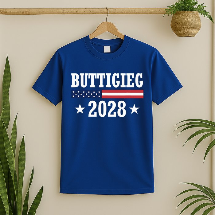 Pete Buttigieg 2028 Presidential Election Usa Flag Democrats T-Shirt