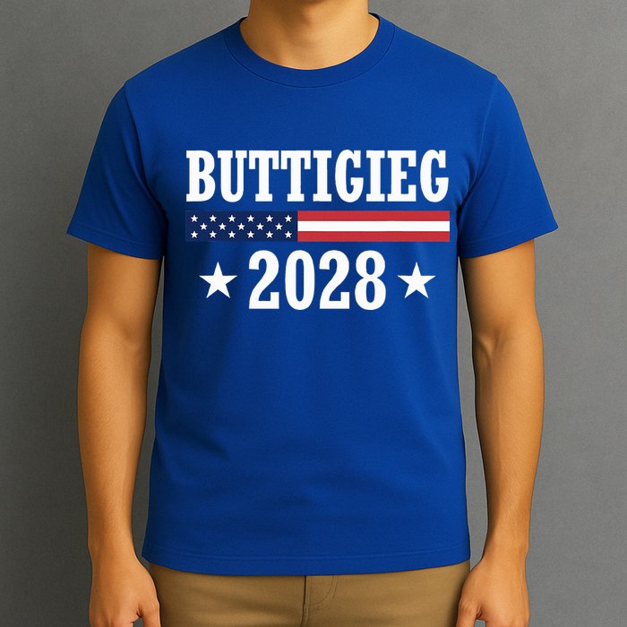 Pete Buttigieg 2028 Presidential Election Usa Flag Democrats T-Shirt