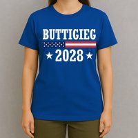 Pete Buttigieg 2028 Presidential Election Usa Flag Democrats T-Shirt