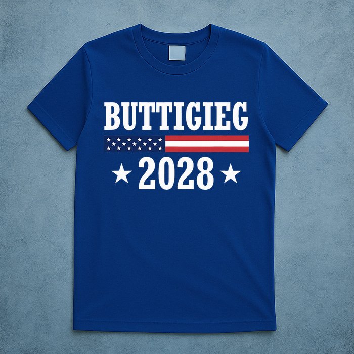 Pete Buttigieg 2028 Presidential Election Usa Flag Democrats T-Shirt