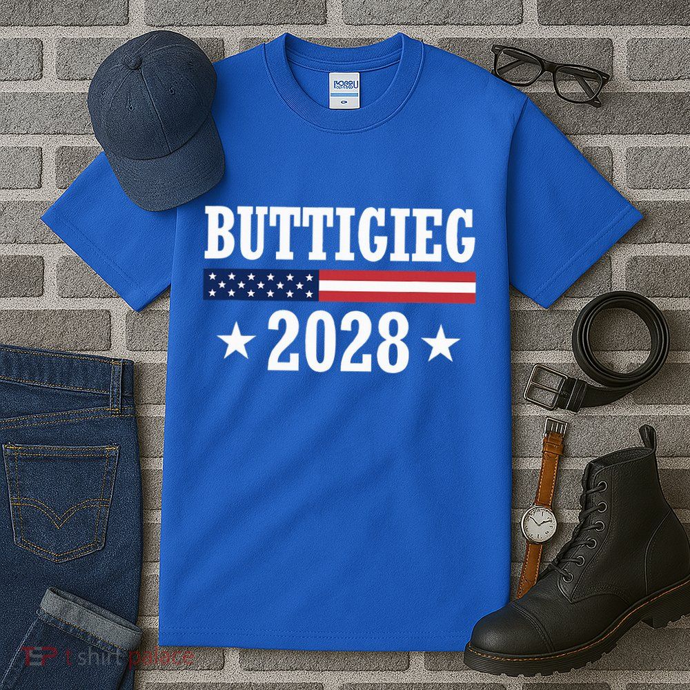 Pete Buttigieg 2028 Presidential Election Usa Flag Democrats Tall T-Shirt