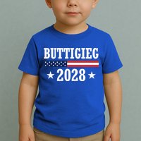 Pete Buttigieg 2028 Presidential Election Usa Flag Democrats Toddler T-Shirt