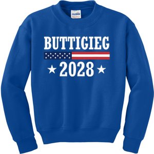 Pete Buttigieg 2028 Presidential Election Usa Flag Democrats Kids Sweatshirt