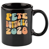 Pete Buttigieg 2028 For President Resist Wavy Election 11oz C Handle Ceramic Mug