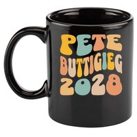 Pete Buttigieg 2028 For President Resist Wavy Election 11oz C Handle Ceramic Mug