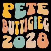 Pete Buttigieg 2028 For President Resist Wavy Election 16 in Basic Backpack