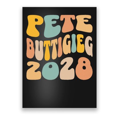 Pete Buttigieg 2028 For President Resist Wavy Election Poster