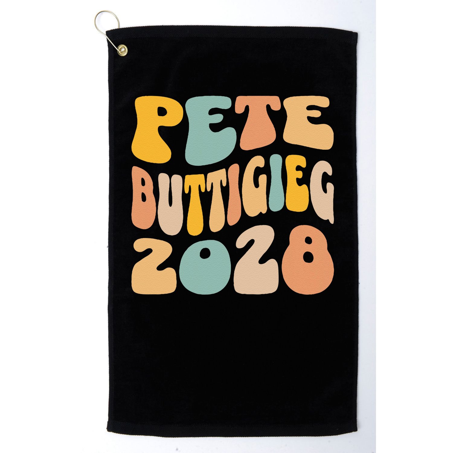 Pete Buttigieg 2028 For President Resist Wavy Election Golf Towel