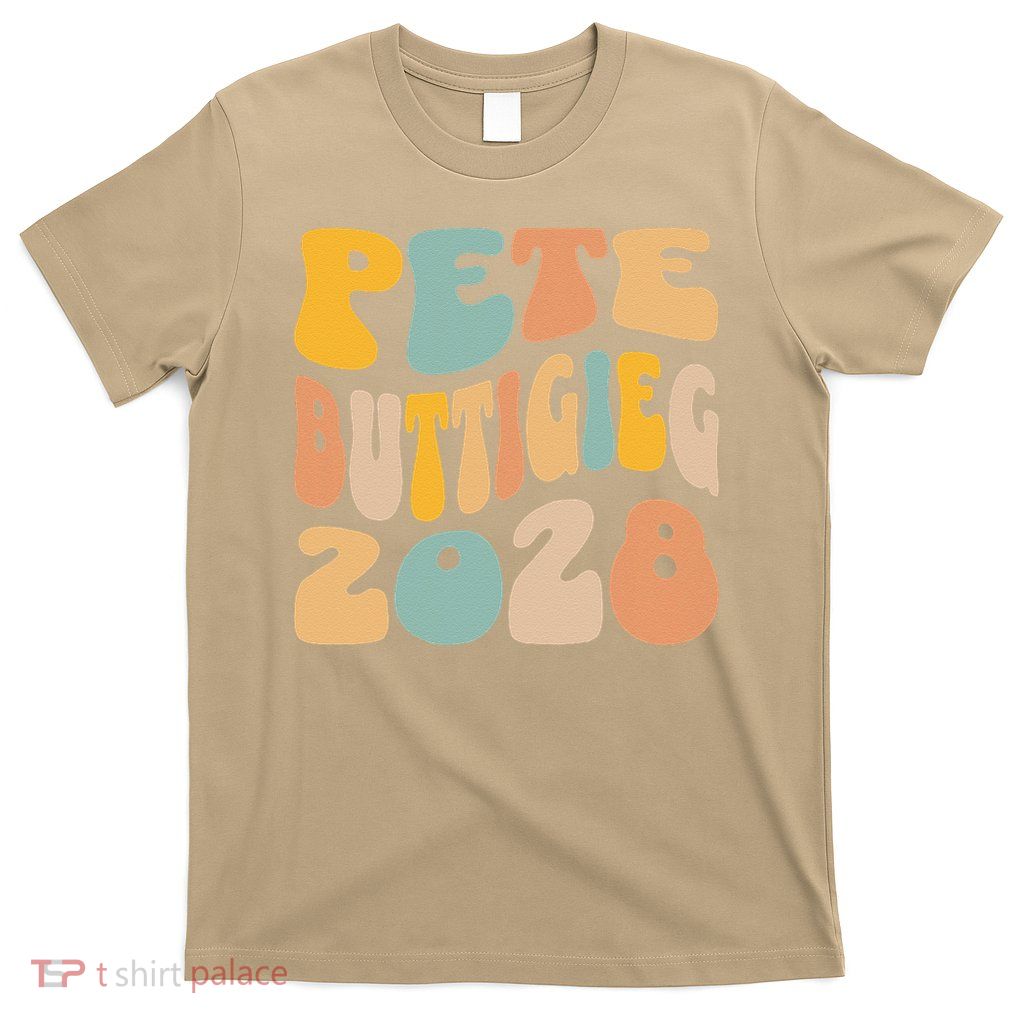 Pete Buttigieg 2028 For President Resist Wavy Election T-Shirt