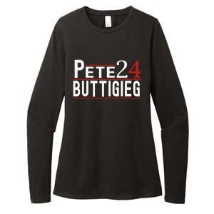 Pete Buttigieg 2024 President Kamala Harris Kamala Womens CVC Long Sleeve Shirt