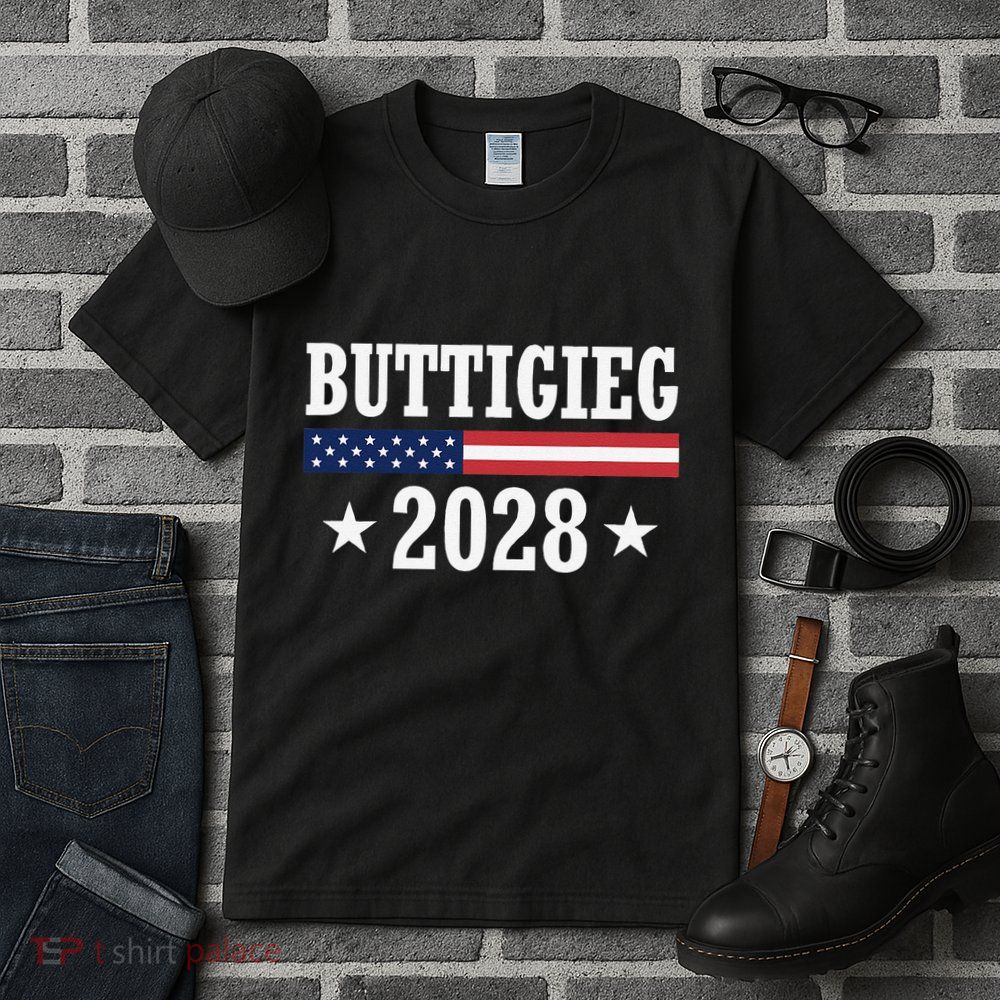 Pete Buttigieg 2028 Presidential Election Usa Flag Democrats Tall T-Shirt
