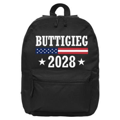 Pete Buttigieg 2028 Presidential Election Usa Flag Democrats 16 in Basic Backpack