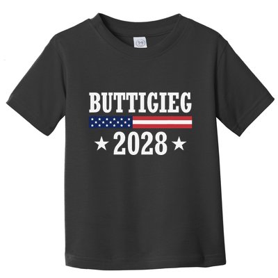 Pete Buttigieg 2028 Presidential Election Usa Flag Democrats Toddler T-Shirt