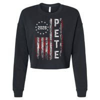 Pete Buttigieg 2028 For President  Cropped Pullover Crew