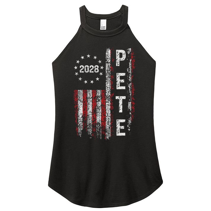 Pete Buttigieg 2028 For President  Women's Perfect Tri Rocker Tank