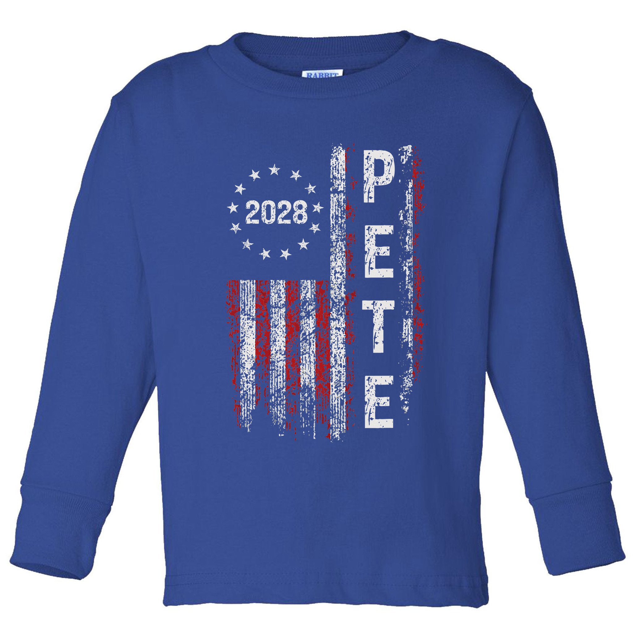 Pete Buttigieg 2028 For President  Toddler Long Sleeve Shirt