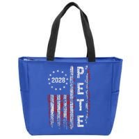Pete Buttigieg 2028 For President  Zip Tote Bag