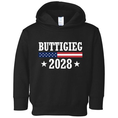 Pete Buttigieg 2028 Presidential Election Usa Flag Democrats Toddler Hoodie