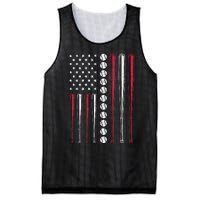 Patriotic Baseball 4th Of July Men USA American Flag Mesh Reversible Basketball Jersey Tank