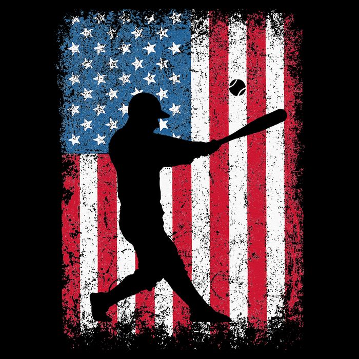 Patriotic Baseball 4th Of July Men USA American Flag 16 in Basic Backpack