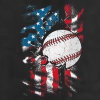 Patriotic Baseball 4th Of July USA American Flag 7 Panel Mesh Trucker Snapback Hat