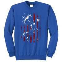 Patriotic Basketball 4th Of July Usa Flag Sweatshirt