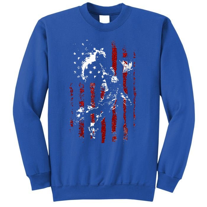 Patriotic Basketball 4th Of July Usa Flag Sweatshirt