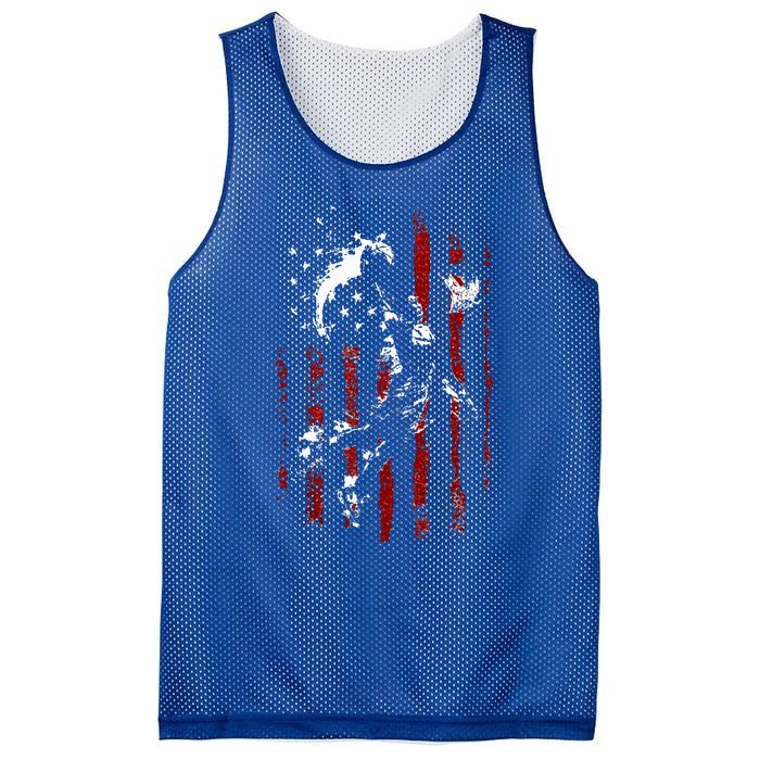 Patriotic Basketball 4th Of July Usa Flag Mesh Reversible Basketball Jersey Tank