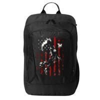 Patriotic Basketball 4th Of July Usa American Flag City Backpack