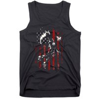 Patriotic Basketball 4th Of July Usa American Flag Tank Top