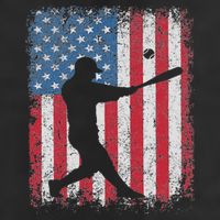 Patriotic Baseball 4th Of July Usa American Flag Hat