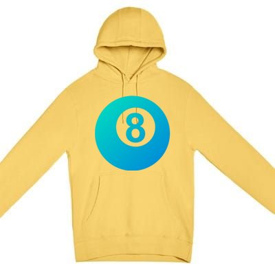 Pool Billiards 8 Ball Cute Gift Premium Pullover Hoodie