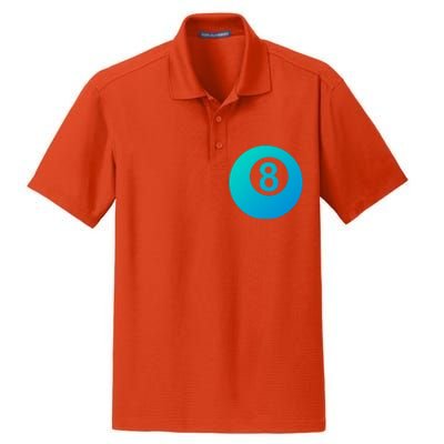 Pool Billiards 8 Ball Cute Gift Dry Zone Grid Polo