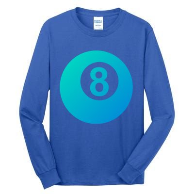 Pool Billiards 8 Ball Cute Gift Tall Long Sleeve T-Shirt