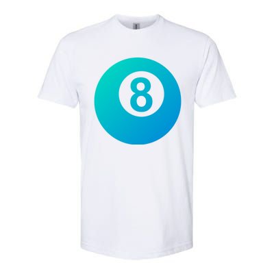 Pool Billiards 8 Ball Cute Gift Softstyle CVC T-Shirt