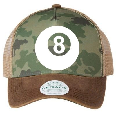 Pool Billiards 8 Ball Cute Gift Legacy Tie Dye Trucker Hat