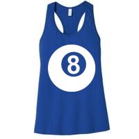 Pool Billiards 8 Ball Cute Gift Women's Racerback Tank