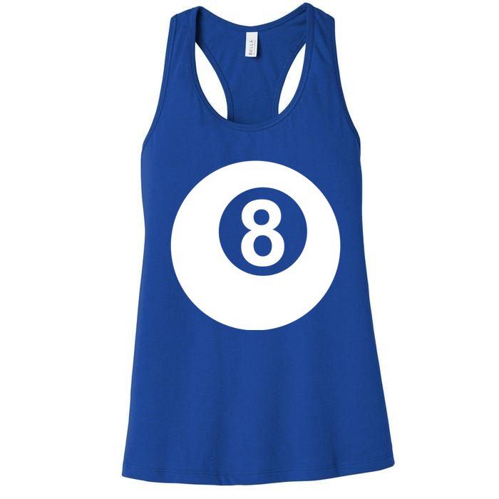 Pool Billiards 8 Ball Cute Gift Women's Racerback Tank