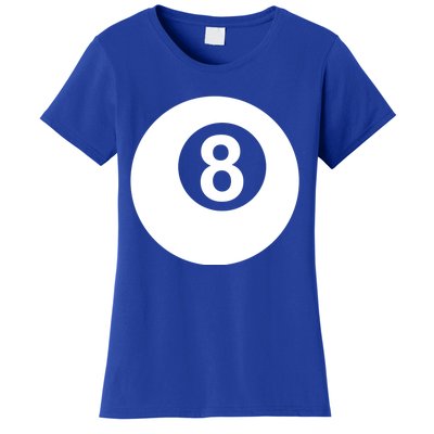 Pool Billiards 8 Ball Cute Gift Women's T-Shirt