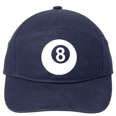 Pool Billiards 8 Ball Cute Gift 7-Panel Snapback Hat