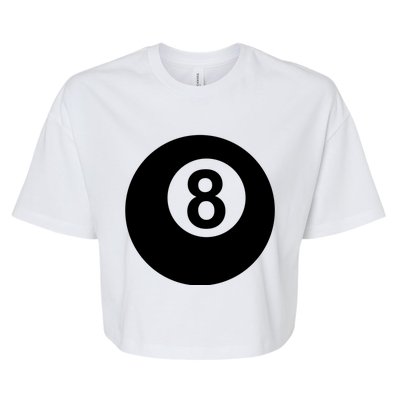 Pool Billiards 8 Ball Cute Gift Bella+Canvas Jersey Crop Tee