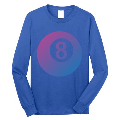 Pool Billiards 8 Ball Cute Gift Long Sleeve Shirt